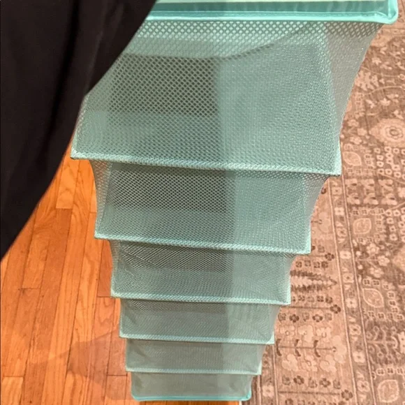 Teal Hanging Organizer for handbags/shoes/scarves/sweaters - Picture 2 of 15